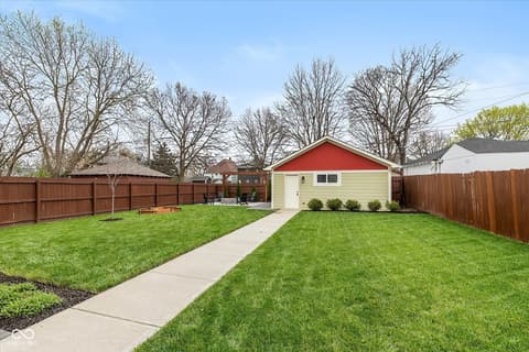 Yard at 1123 N Keystone Avenue, Indianapolis, IN