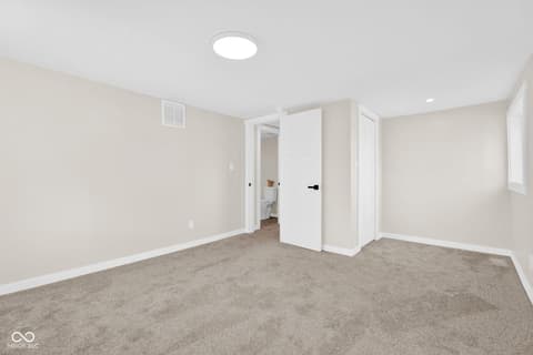 Bedroom at 8311 W Old Nashville Road, Columbus, IN