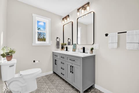 Bathroom at 8311 W Old Nashville Road, Columbus, IN