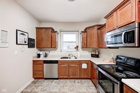Kitchen at 1331 McCormicks Circle, Danville, IN