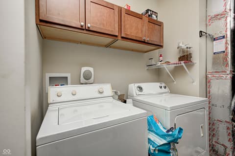 Laundry room at 1331 McCormicks Circle, Danville, IN