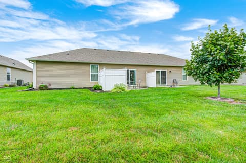 Backyard at 1331 McCormicks Circle, Danville, IN