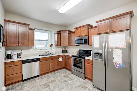 Kitchen at 1331 McCormicks Circle, Danville, IN