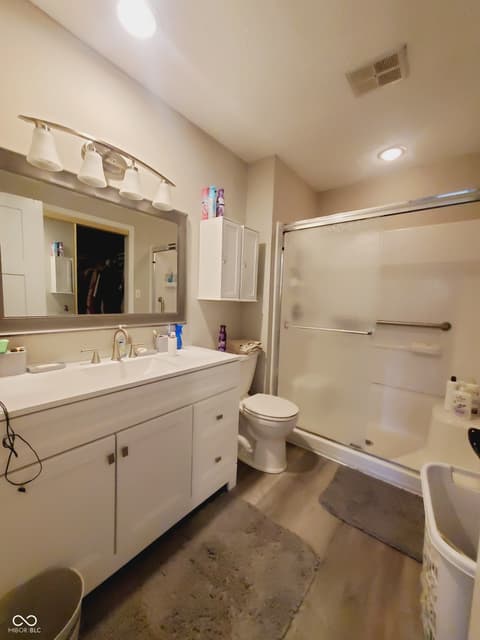 Bathroom at 8522 Palo Verde Terrace, Indianapolis, IN