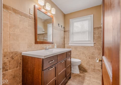 Bathroom at 516 E 7th Street, Seymour, IN