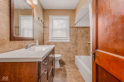Bathroom at 516 E 7th Street, Seymour, IN