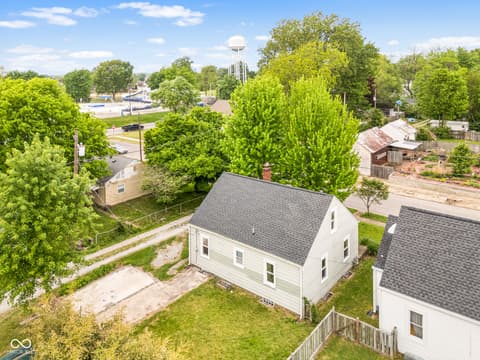 Aerial view at 516 E 7th Street, Seymour, IN