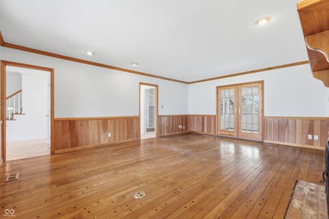 Family room at 15 Wildwood Drive, Carmel, IN
