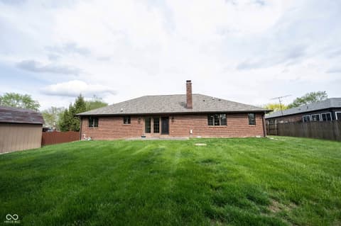 Backyard at 825 Eastgate Drive, Anderson, IN