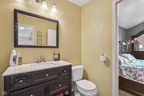Bathroom at 7135 Bay Point Court, Indianapolis, IN