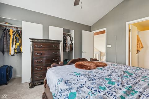 Bedroom at 7135 Bay Point Court, Indianapolis, IN