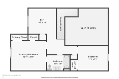 Floor Plan — 7135 Bay Point Court, Indianapolis, IN