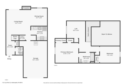 Floor Plan — 7135 Bay Point Court, Indianapolis, IN