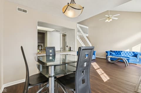 Dining room at 7135 Bay Point Court, Indianapolis, IN