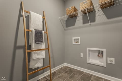 Laundry room at 8141 Clary Lane, Pendleton, IN