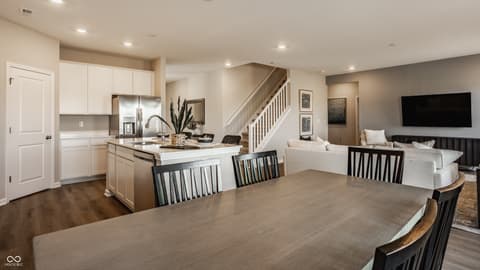 Dining room at 8141 Clary Lane, Pendleton, IN