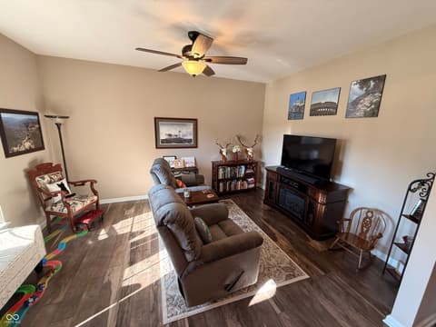 Family room at 299 Entrance Hall View, Greenwood, IN