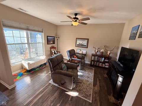 Family room at 299 Entrance Hall View, Greenwood, IN