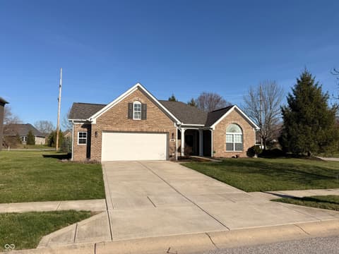 Front exterior at 299 Entrance Hall View, Greenwood, IN