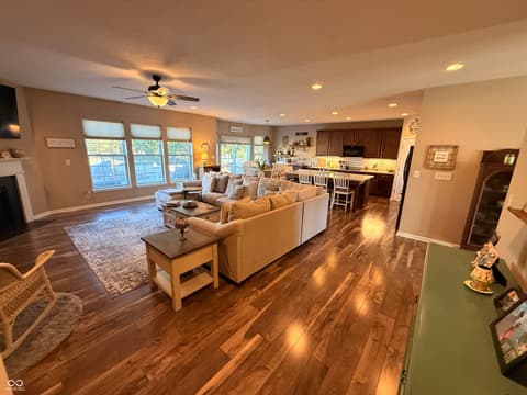 Living room at 299 Entrance Hall View, Greenwood, IN