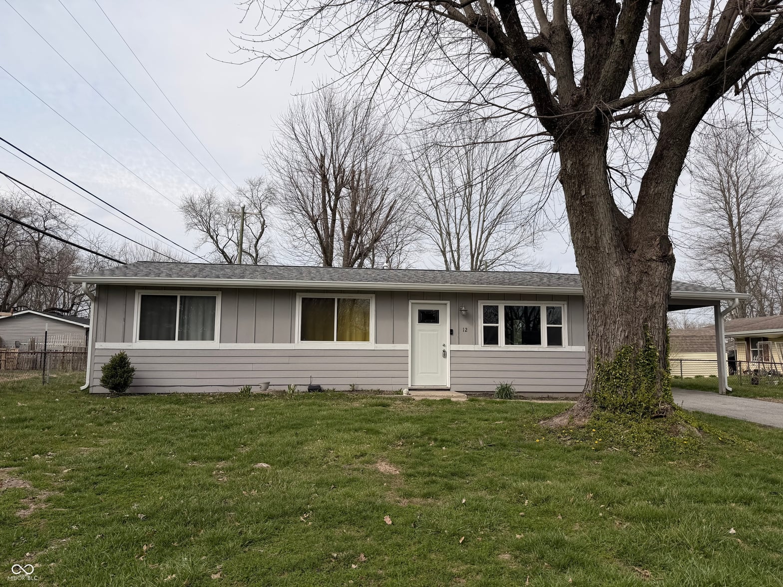 Front exterior at 12 Southlane Drive, Whiteland, IN