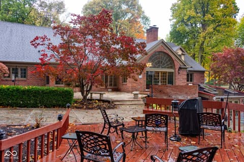 Outdoor living area at 17 Windridge Street, Anderson, IN
