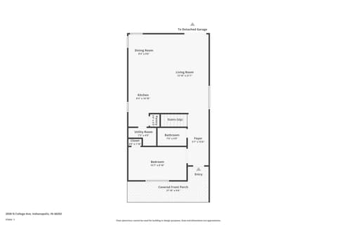 Floor Plan — 2038 N College Avenue, Indianapolis, IN