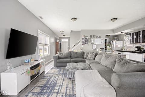 Living room at 2038 N College Avenue, Indianapolis, IN