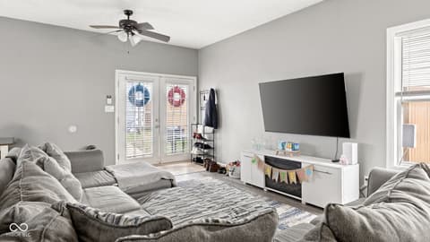 Living room at 2038 N College Avenue, Indianapolis, IN