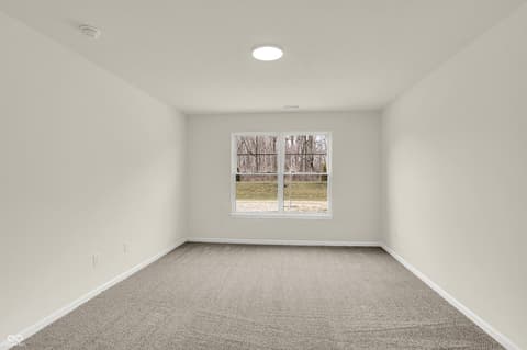 Bedroom at 19488 Atwater, Sheridan, IN — Bright, spacious bedroom with abundant natural light.