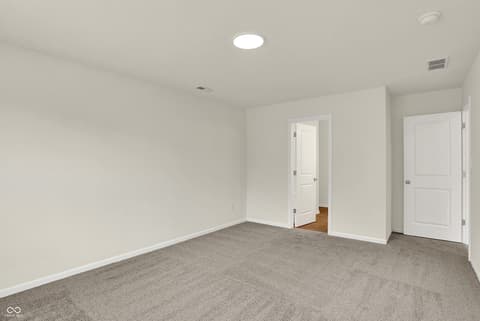 Bedroom at 19488 Atwater, Sheridan, IN — Spacious bedroom with modern finishes and ample storage.