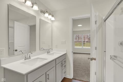 Primary bathroom at 19488 Atwater, Sheridan, IN