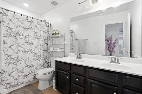 Bathroom at 516 Dietz Drive, Greenwood, IN