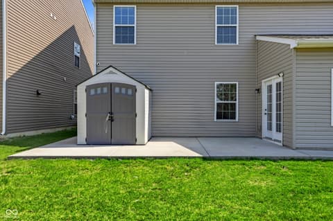 Backyard at 516 Dietz Drive, Greenwood, IN