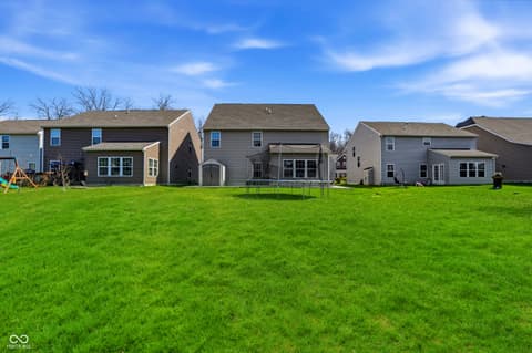 Backyard at 516 Dietz Drive, Greenwood, IN