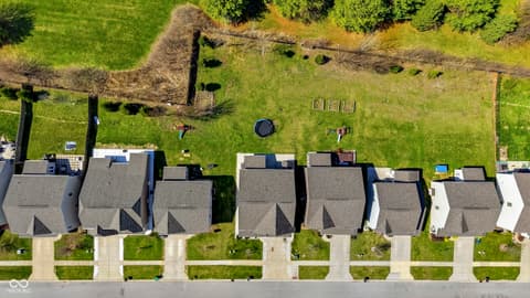Aerial view at 516 Dietz Drive, Greenwood, IN