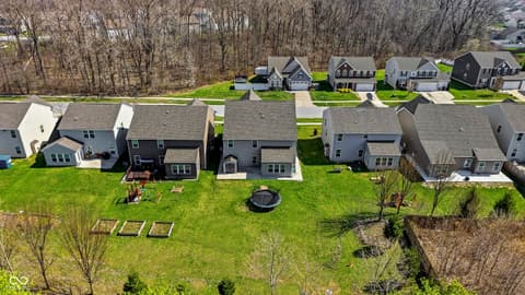 Aerial view at 516 Dietz Drive, Greenwood, IN