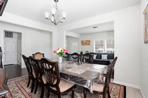 Dining room at 516 Dietz Drive, Greenwood, IN