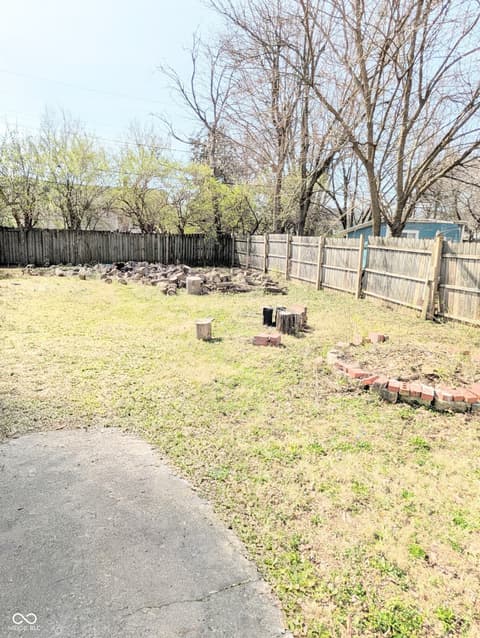 Yard at 317 Albany Street, Indianapolis, IN