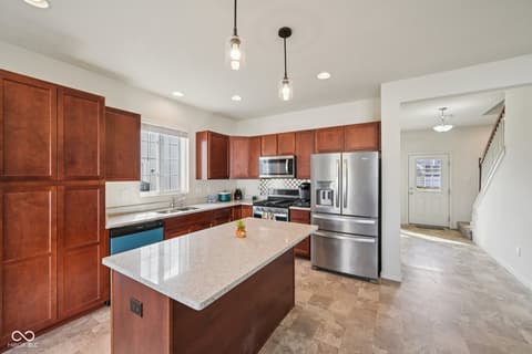 Kitchen at 6660 Harvest Moon Lane, Whitestown, IN