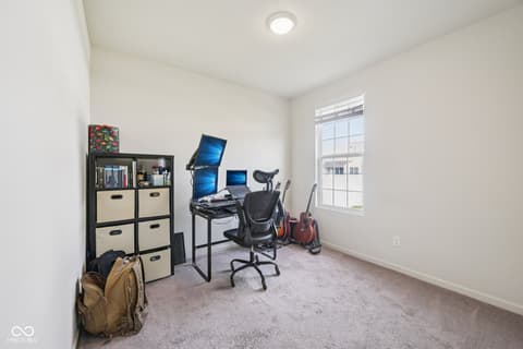 Home office at 6660 Harvest Moon Lane, Whitestown, IN