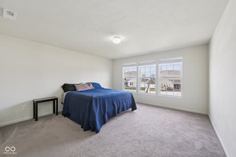 Bedroom at 6660 Harvest Moon Lane, Whitestown, IN