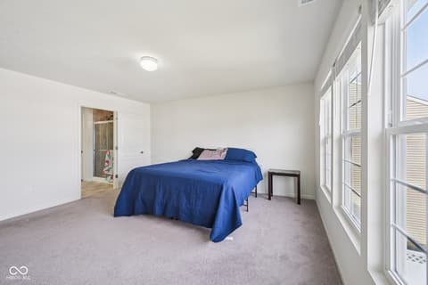Bedroom at 6660 Harvest Moon Lane, Whitestown, IN