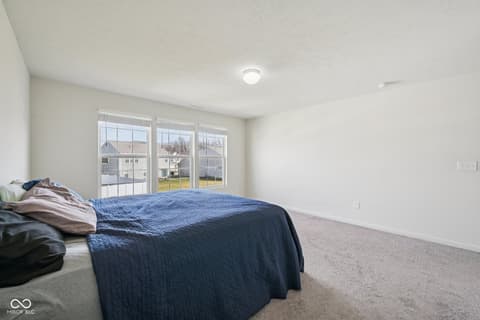 Bedroom at 6660 Harvest Moon Lane, Whitestown, IN