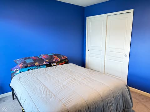 Bedroom at 6660 Harvest Moon Lane, Whitestown, IN