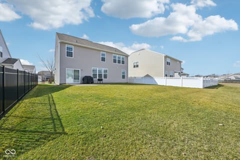 Backyard at 6660 Harvest Moon Lane, Whitestown, IN