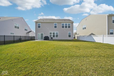 Backyard at 6660 Harvest Moon Lane, Whitestown, IN