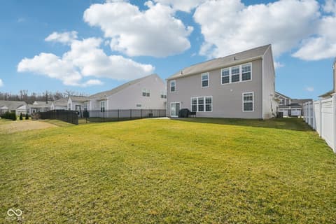 Backyard at 6660 Harvest Moon Lane, Whitestown, IN