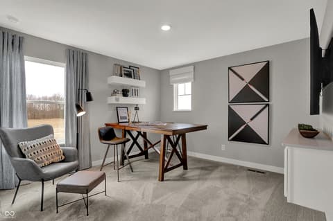 Home office at 19805 Hazelnut Boulevard, Noblesville, IN