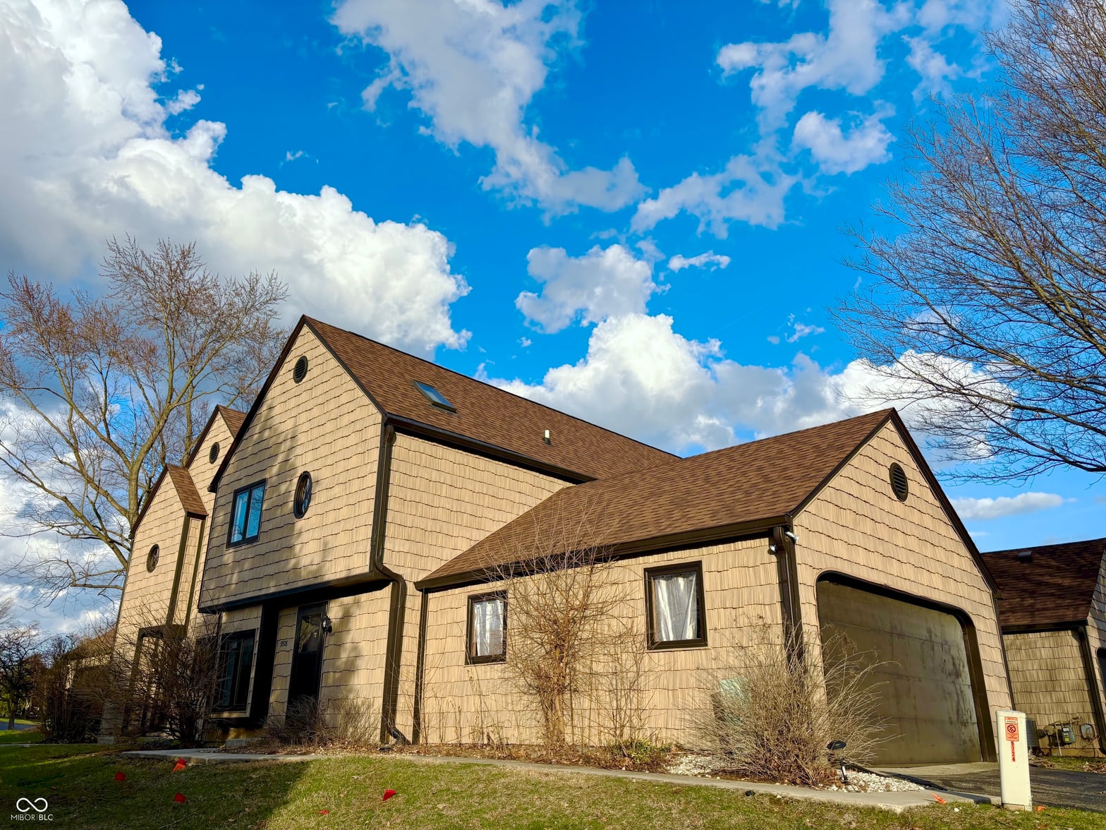 Front exterior at 9728 Revere Way, Indianapolis, IN